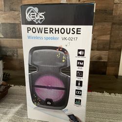 8” Bluetooth Rechargable Speaker Keus With LED Display Lights 🔊🎶🎶