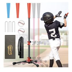 Brand New 2025 New Upgrade Portable Batting Tee for Baseball/Softball,Baseball Tee for Kids, Batting Tees for Baseball with Carry Bag, Portable Stable