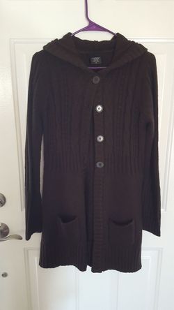 Brown long sweater