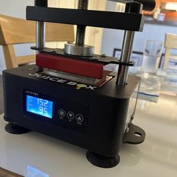 Juice Box Rosin Heat Press – Dual Plate, Digital Temp/Timer