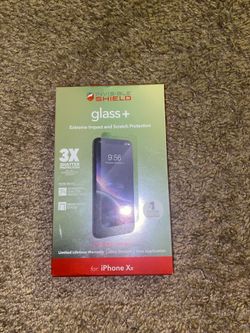 Phone screen protector IPhone X (3x shatter protection)