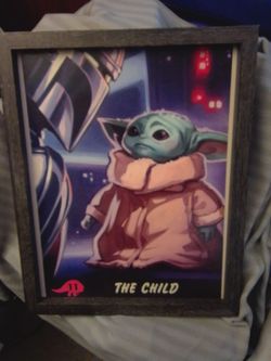 Comicwalls Star Wars The Child Framed Wall Art