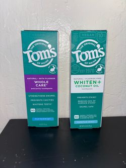 Tom’s toothpastes