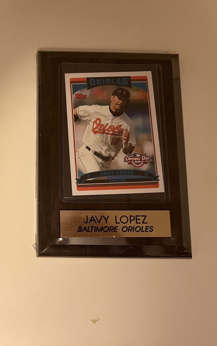 Javy Lopez Baltimore Orioles Topp Baseball Card 