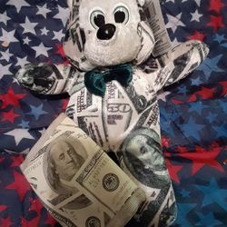 Money Bear & Wallet $10.00 Cash Only (Serious Buyers)