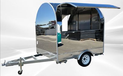 77 in Food Vending Trailer Mobile Concession Both windows FT27