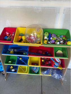 Toys Bin with toys