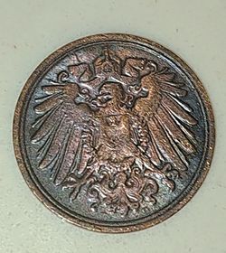 1 Penning,, German Empire, 1913..... 20 Centimes, Belgica,,