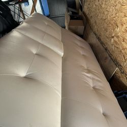 Faux Leather Sofa Bed
