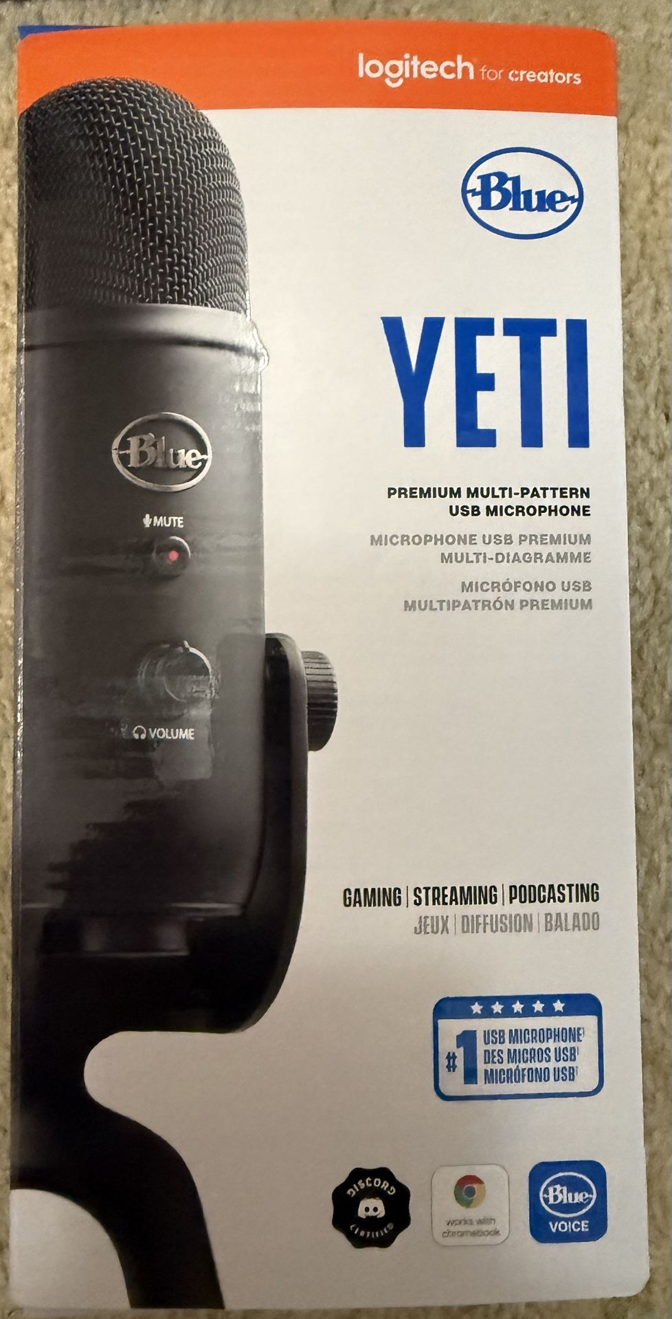 Logitech Creators Blue Yeti USB Microphone