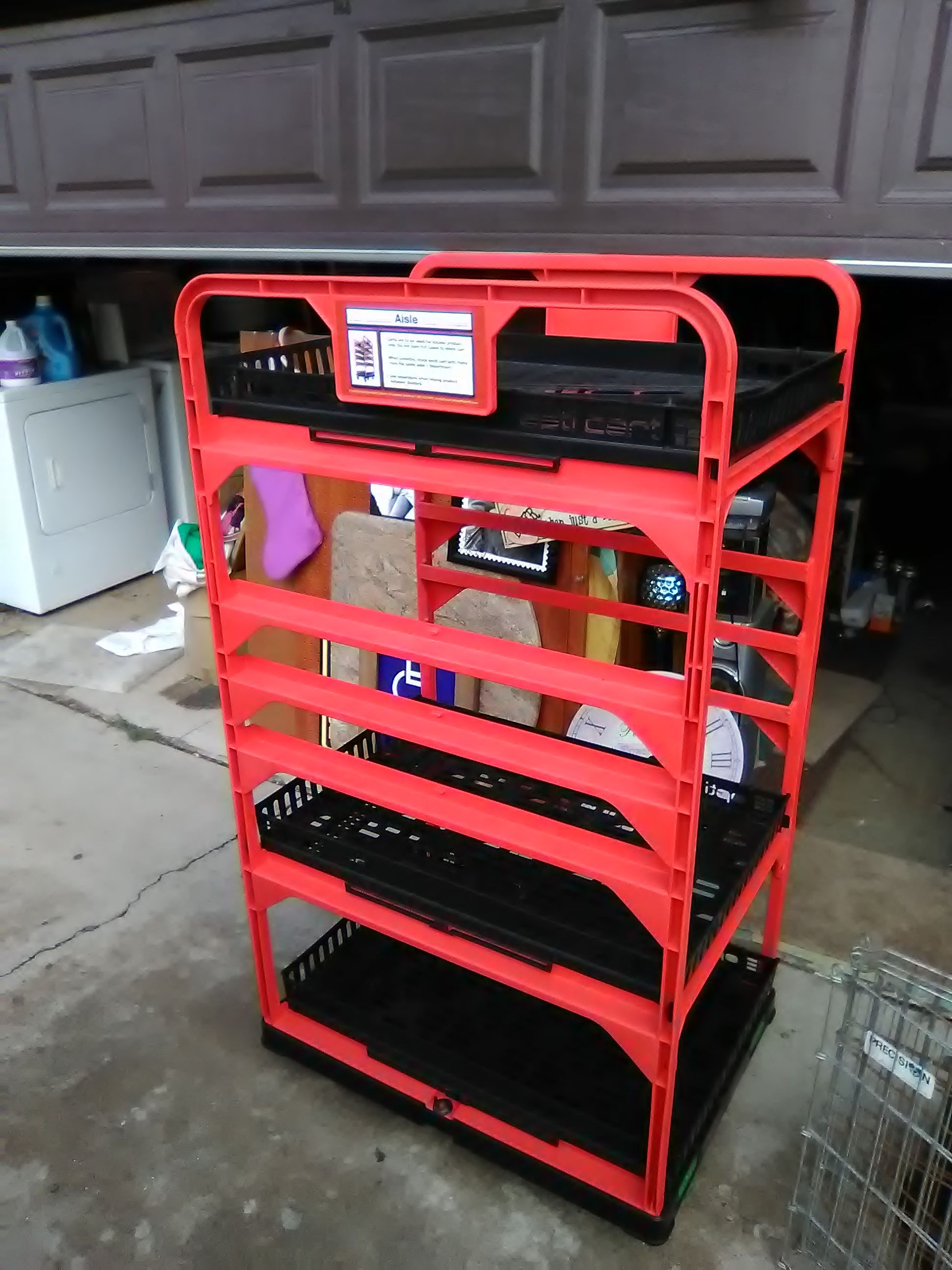 Opti Cart Aisle plastic