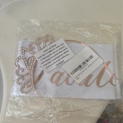 21 Birthday Crown And Sash 