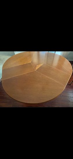 Skovby dinning table & 6 Leather chairs