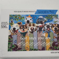 God Says You Are 500 Piece Wooden Jigsaw Puzzle 