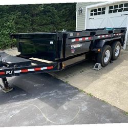 PJ dump trailer 18 foot 14000 gvwr