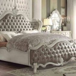 Brand New Bone White/Grey Bed