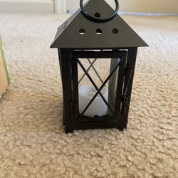 10 mini Black lanterns 