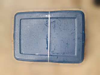 Sterilite 28 qt storage totes with lids, set of 2 — new with tags