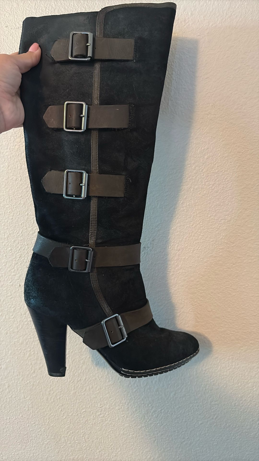 Black Suede Boots