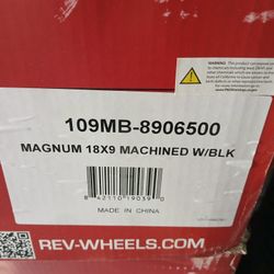 REV Wheels Magnum Style 18x9 NEW
