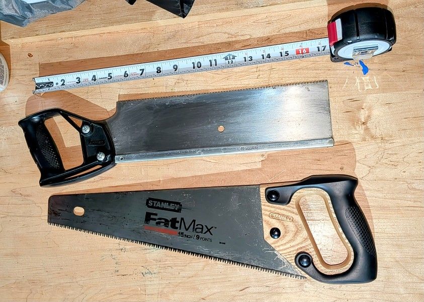 2 Stanley 15 " Hand Saw