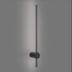 LED Long Tube Wall Lamp, 360° Adjustible (Black, 100cm)