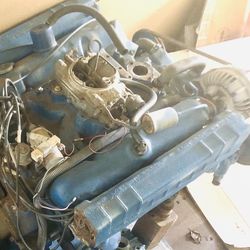 Twin Chrysler 318 Marine engines