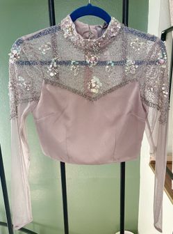 Asos Lavender Evening Women Top (4)