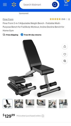 Adjustable Weigh Bench Finer Form 5 in 1