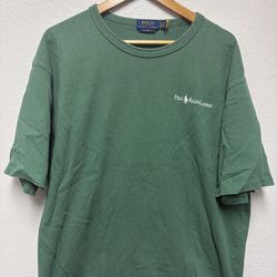 Polo Ralph Lauren Green Embroidered LOGO Heavyweight T Shirt XL