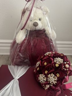 quince set burgundy