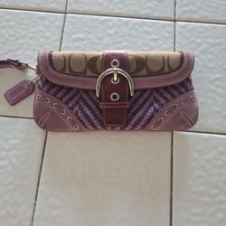 Vintage Coach Wristlet Purse