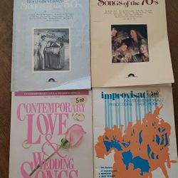 Piano Sheet Music Books - Prices Vary