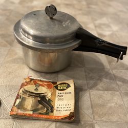 Vintage Mirro Matic Pressure Cooker