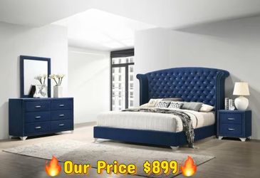 New in stock queen bedroom set- delivery and finance available