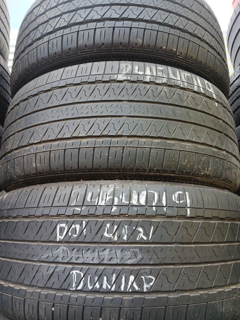 4 Used Dunlop Tires 245/40/19