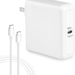 Mac Book Pro Charger for Mac Book Air Charger USB C Laptop Charger, 96W Computer Laptop Charger for ipad Pro Charger, Included Type C Cable