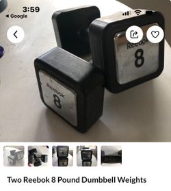 Reebok dumbbell weight