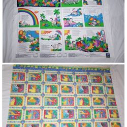 Baby Book Fabric & Baby Fabric Safari Animals With Bright Colors