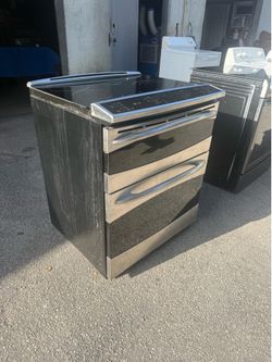 Ge slide in range double oven