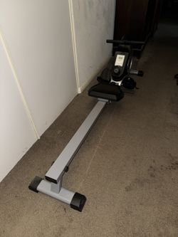 Sunny Health & Fitness Magnetic Rowing Machine - Silver - SF-RW520084S