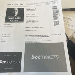 1 Ticket To Jerry Cantrell Saturday March 1st 7:00 Pm At Nile Theatre In Mesa