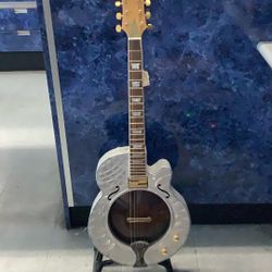 Heli Arc Red Tail Bomer Aluminum Guitar