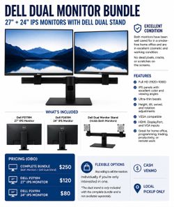 Dell Dual Monitor Bundle