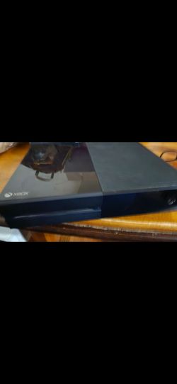 Microsoft Xbox One Black Home Console Wi-Fi Blu-Ray HDMI USB-A, (no cords) firm,
