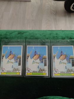 Topps Shane Rawley Mariners Baseball Cards Lot of 3