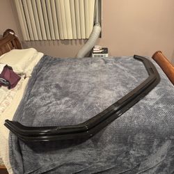 Garage Unique Front Lip Civic Type R fl5 carbon fiber painted Gloss black