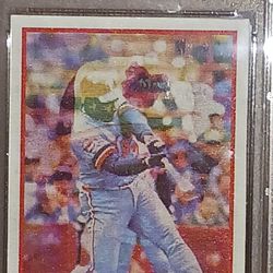 Vintage 1987 A.L Center Fielders Baseball Card, Puckett, Henderson, Lynn HOFer's