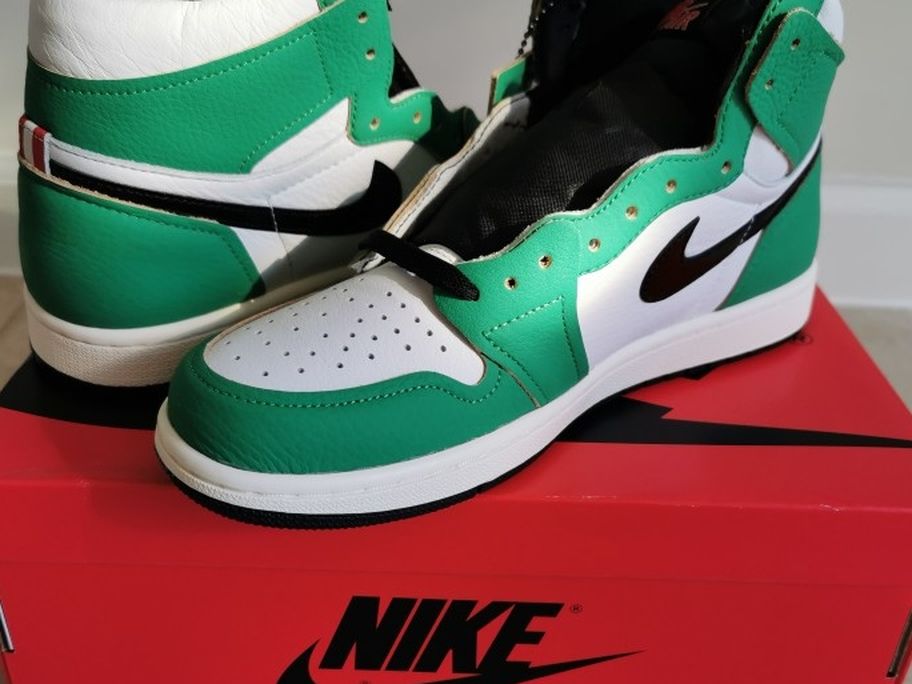 Jordan 1 retro high lucky green sz 9.5W