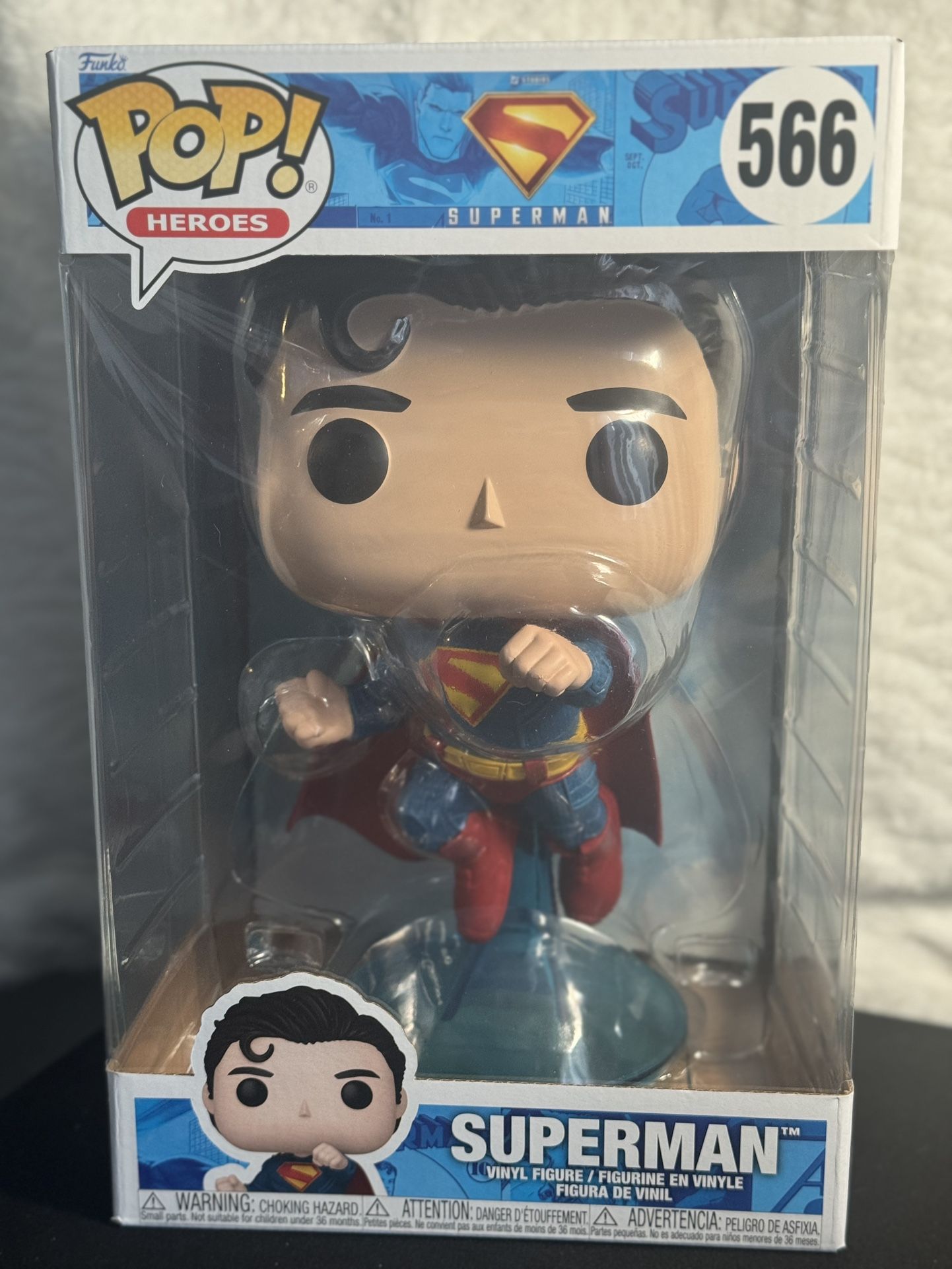 Funko Pop! Jumbo: Superman (2025 Movie) - 10-Inch Vinyl Figure - Official DC Collectible